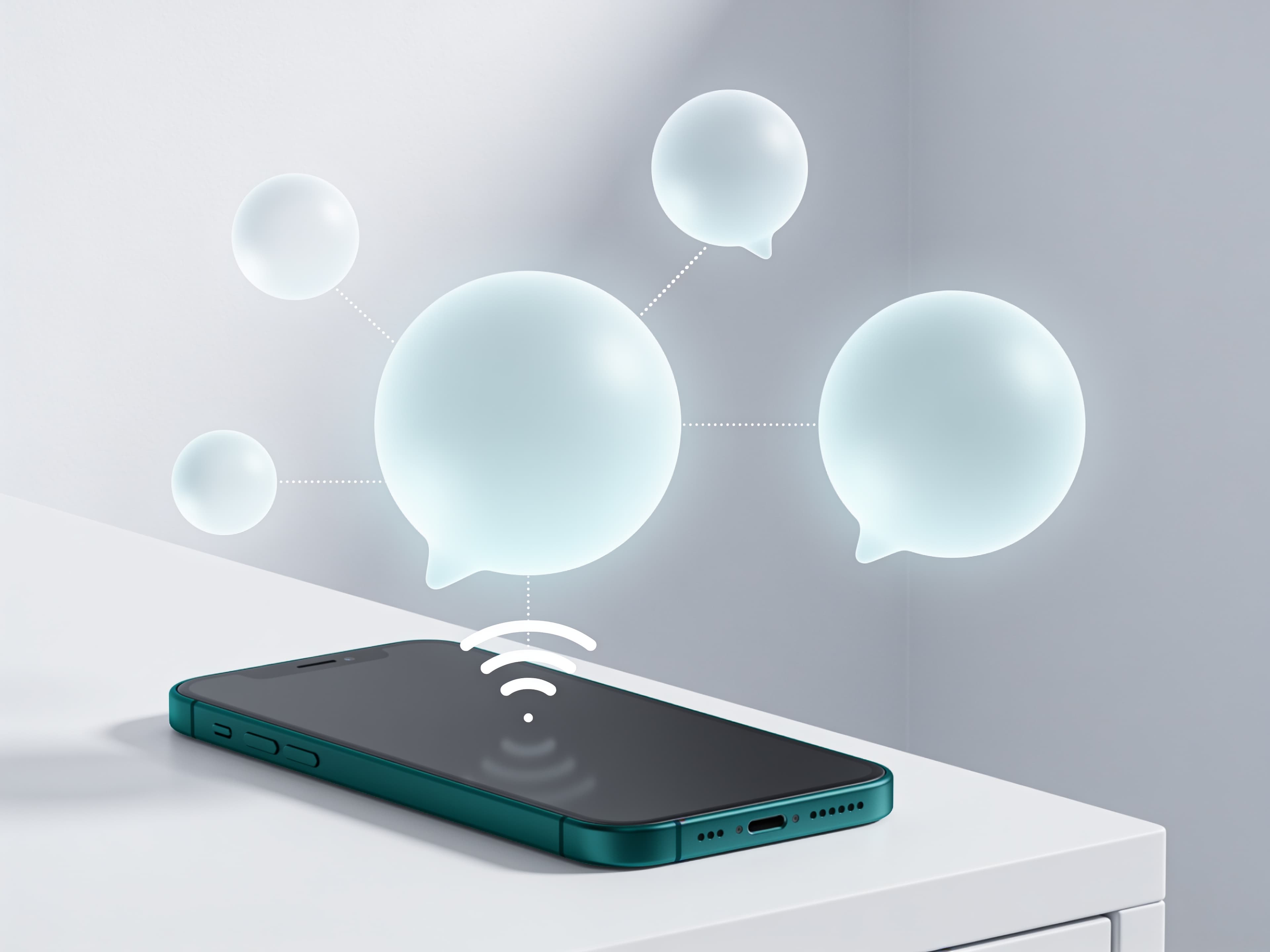 Business phone answered by a helpful CallSeeds AI agent